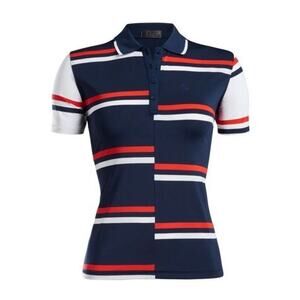 G/FORE Golf Polo Shirt Women’s Size Medium Red Blue